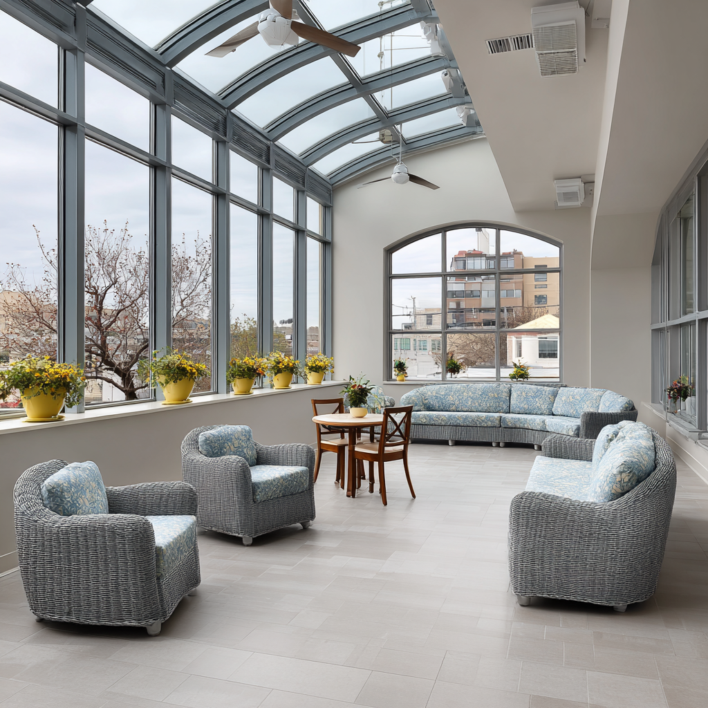 Therapeutic space at MDBD Recovery campus in Novato
